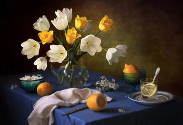 Frische Tulpe Stillleben