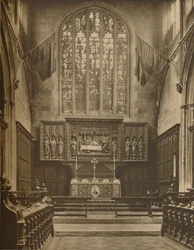 Chor und Ostfenster von St. Margarets, Westminster, um 1935