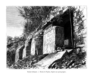 Toltekische Ruinen, Mexiko, 19. Jahrhundert