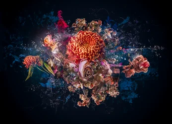 Blumenstrauß Collage