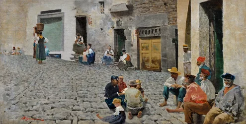 Matrosen in Riomaggiore, ca. 1892-93