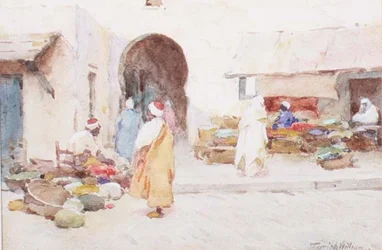 Obstverkäufer, Kairouan