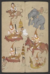 Tiere aus dem Tierkreis, aus Phrommachat