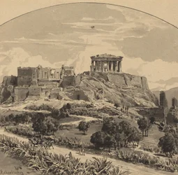 Die Akropolis von Westen