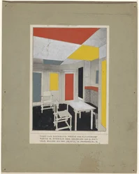Farbkomposition im Interieur