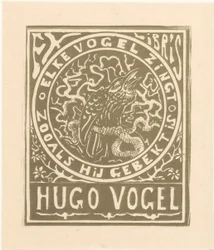 Ex Libris von Hugo Vogel