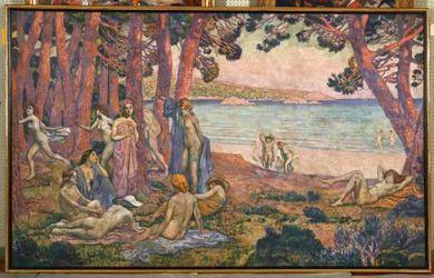 Badende am Meer, 1907-08