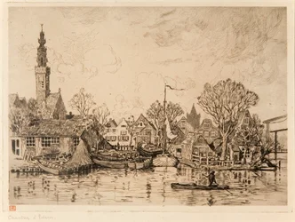 Schiffswerft in Edam (Niederlande)