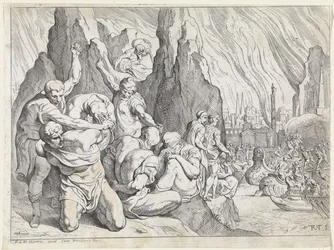 Die Griechen gehen an Bord nach dem Fall von Troja