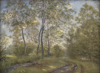 Ein Fluss in der Nähe des Meilgård-Herrenhauses, Jütland