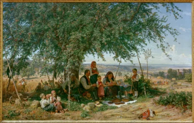 Mittagsgebet bei der Ernte