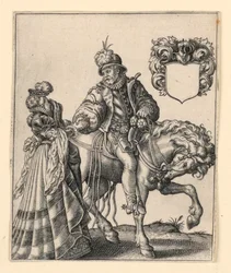 Adliger und Dame