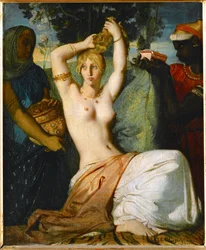 Die Toilette der Esther