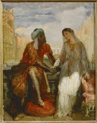 Othello und Desdemona in Venedig