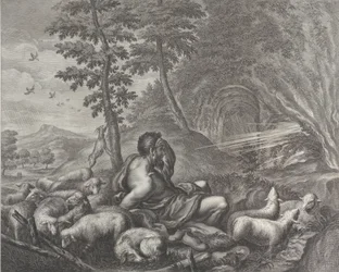 Jakob bewacht Labans Herde