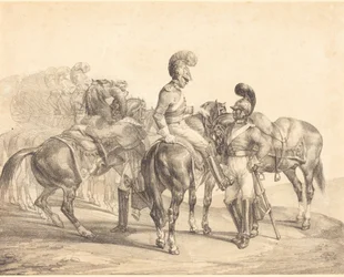 Eine Gruppe von Leibgardisten