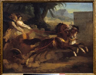 Antikes Panzer-Rennen