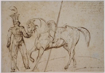 Lanzenreiter und Pferd