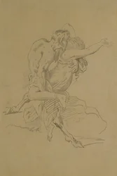 Nymphe und Satyr