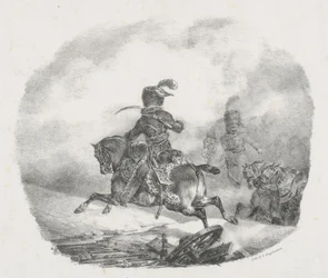 Leichter Artillerieoffizier der kaiserlichen Garde