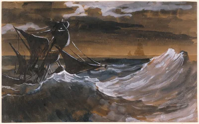 Segelboot auf dem Meer