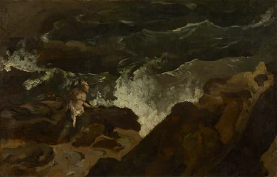 Schiffbruch am Strand (Der Sturm)