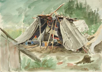 Indianerlager, Alaska, ca. 1880-1914