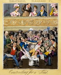 Kampf um einen Sitzplatz, Tafel 2 aus 