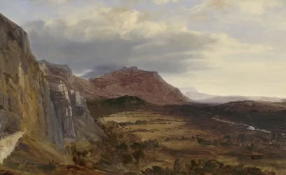 Blick auf Saleve, bei Genf, 1834