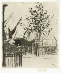 Die Ecke der Luna-Straße, Chelsea Embankment