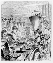 Mechanisierte Munitionsfabrik in Bridgeport, Connecticut