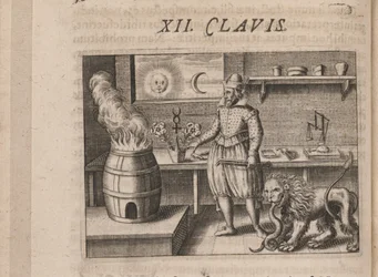 Illustration für Tripvs avrevs, hoc est, Tres tractatvs chymici selectissimi, 1618