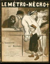 Titelblatt von Die Butterplatte, Nummer 125, Satirisch in Farben