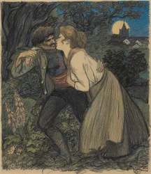 Die Hündin und der Wolf