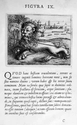 Prophezeiungsfigur IX aus Prognosticatio Eximii Doctoris Paracelsi, 1536