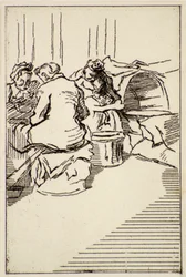 Drei sitzende Frauen, 20. Jahrhundert