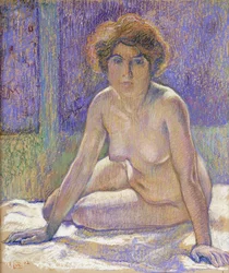 Sitzender weiblicher Akt, ca. 1912