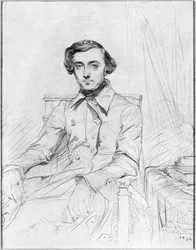 Porträt von Charles Alexis Henri Clerel de Tocqueville, 1844