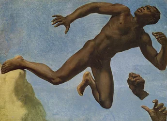 Studie eines schwarzen Nackten, 1838