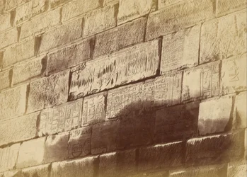 Hieroglyphische Inschriften bei Elephanta