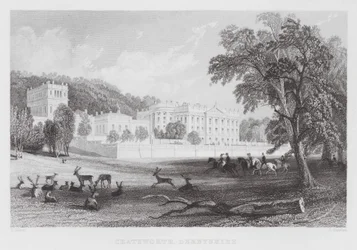 Chatsworth, Derbyshire (Gravur)