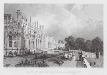 Ostfront von Eaton Hall, Cheshire