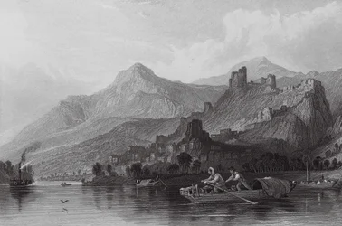 Rochemaure, am Rhone