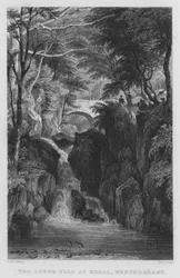 Der untere Fall bei Rydal, Westmorland