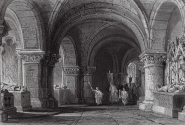 Gräber der Könige in der Krypta von St. Denis