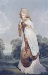 Eliza Farren, Gräfin von Derby (c.1759-1829), graviert von Francesco Bartolozzi (1727-1815), veröffentlicht von Bull und Jeffreys