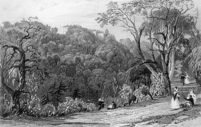 Schloss Eden Hall, Durham, 1833