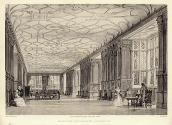 Die lange Galerie, Haddon Hall, Derbyshire