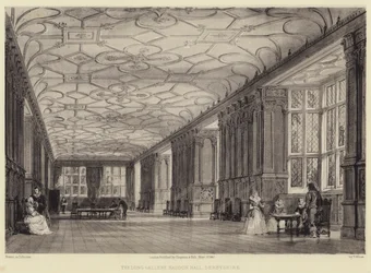 Die Lange Galerie, Haddon Hall, Derbyshire