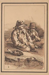 Ländliche Figuren: Zwei Jungen, 1801